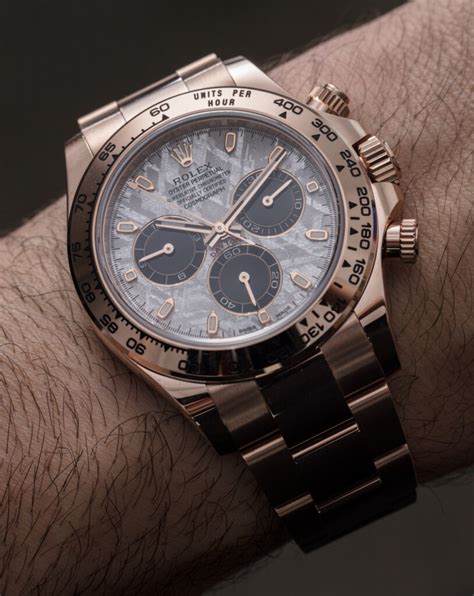 rolex meteorite history|rolex daytona meteorite 2021.